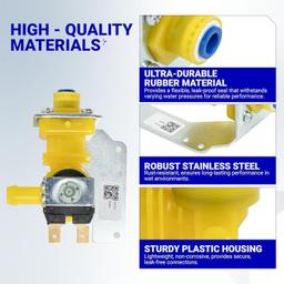 [Lifetime Warranty] 000008484 000009122 Water Inlet Valve - Compatible with Manitowoc Ice Machines 220/240V 50/60Hz 6W - Replaces 000009122 000008484 33129030 IH9122 thumbnail 2