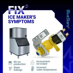 [Lifetime Warranty] 000008484 000009122 Water Inlet Valve - Compatible with Manitowoc Ice Machines 220/240V 50/60Hz 6W - Replaces 000009122 000008484 33129030 IH9122 thumbnail 1