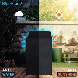 W29”x D28”x H40” Blue Washing Machine Cover with Laundry thumbnail 1