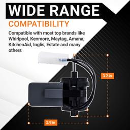 [Lifetime Warranty] 2315539 Refrigerator Evaporator Fan Motor – Compatible with Whirlpool & Kenmore Refrigerators – Replaces WP2315539 2219689 2225625 W10438708 WP2315539VP AP6007247 PS11740359 thumbnail 5