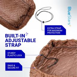 [Lifetime Warranty] Window Air Conditioner Cover Indoor with Velcro Sides - Inside AC Cover for Winter - Polyester Fiber Fill Layers Insulation - 21" x 15" x 3.5" (Brown) thumbnail 7