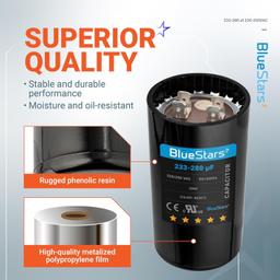 [Lifetime Warranty] 233-280 uF MFD 220-250 VAC ±20% Round Motor Start Capacitor 50/60 Hz AC Electric Replacement thumbnail 6