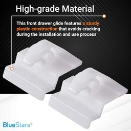3051162 & 3051163 Range Oven Front and Rear Drawer Glide Kit - Pack of 4 thumbnail 2