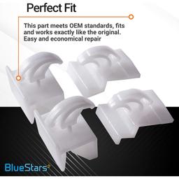 3051162 & 3051163 Range Oven Front and Rear Drawer Glide Kit - Pack of 4 thumbnail 1