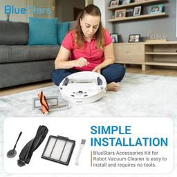 Accessories Kit, 1 Roller Brush 6 Side Brushes 2 Filters 1 Sweeping Brush thumbnail 2