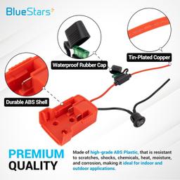 [Lifetime Warranty] RED Power Wheels Adapter for Milwaukee M18 Power Wheels Battery Conversion Kit with Fuse Holder & 30A Blade Fuses for 18V Battery thumbnail 6