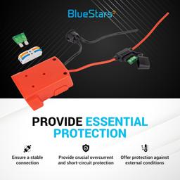 [Lifetime Warranty] RED Power Wheels Adapter for Milwaukee M18 Power Wheels Battery Conversion Kit with Fuse Holder & 30A Blade Fuses for 18V Battery thumbnail 3