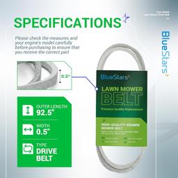 [Lifetime Warranty] 532130969 130969 Deck Drive Belt thumbnail 4