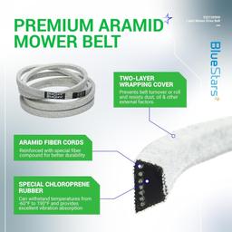 [Lifetime Warranty] 532130969 130969 Deck Drive Belt thumbnail 8