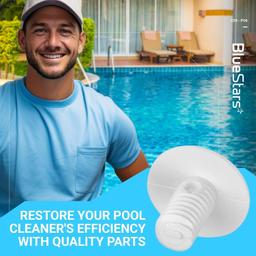 [Lifetime Warranty] C-55 C55 White Plastic Wheel Screws - Pack of 6 thumbnail 3