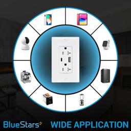 [Lifetime Warranty] 20 Amp Electrical USB Wall Charger Outlet thumbnail 1