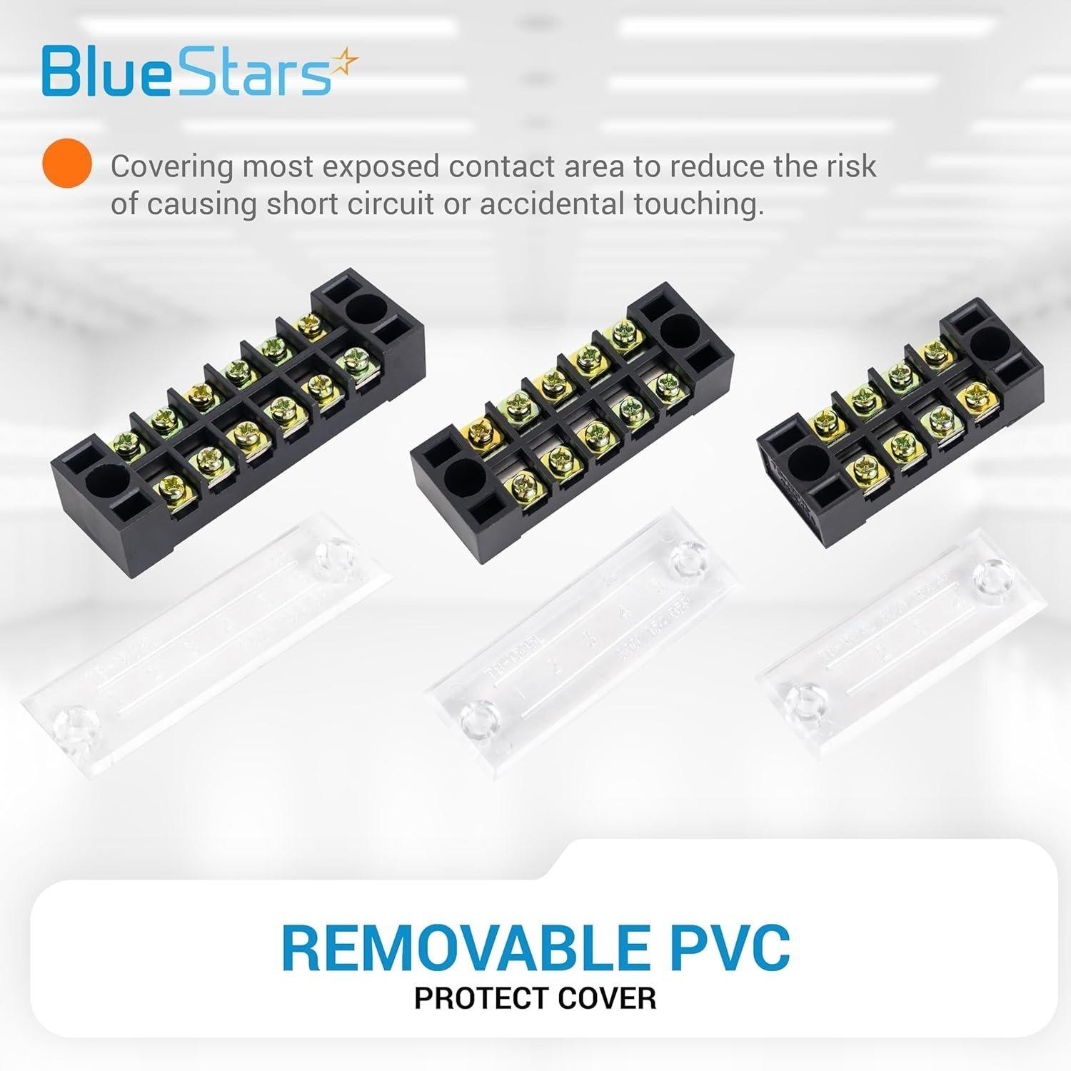 [Lifetime Warranty] 4/5/6 Positions Terminal Strip Blocks 600V 15A - Pack of 6 image 3