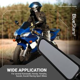 360° Rotating Motorcycle Rear View Stealth Mirrors thumbnail 1