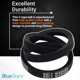 [Lifetime Warranty] 27001006 Washer Drive Belt - Compatible with Amana Maytag Speed Queen Washers - Replaces 38174 WP27001006 40053601 40053606 PS11740577 - Pack of 4 thumbnail 3