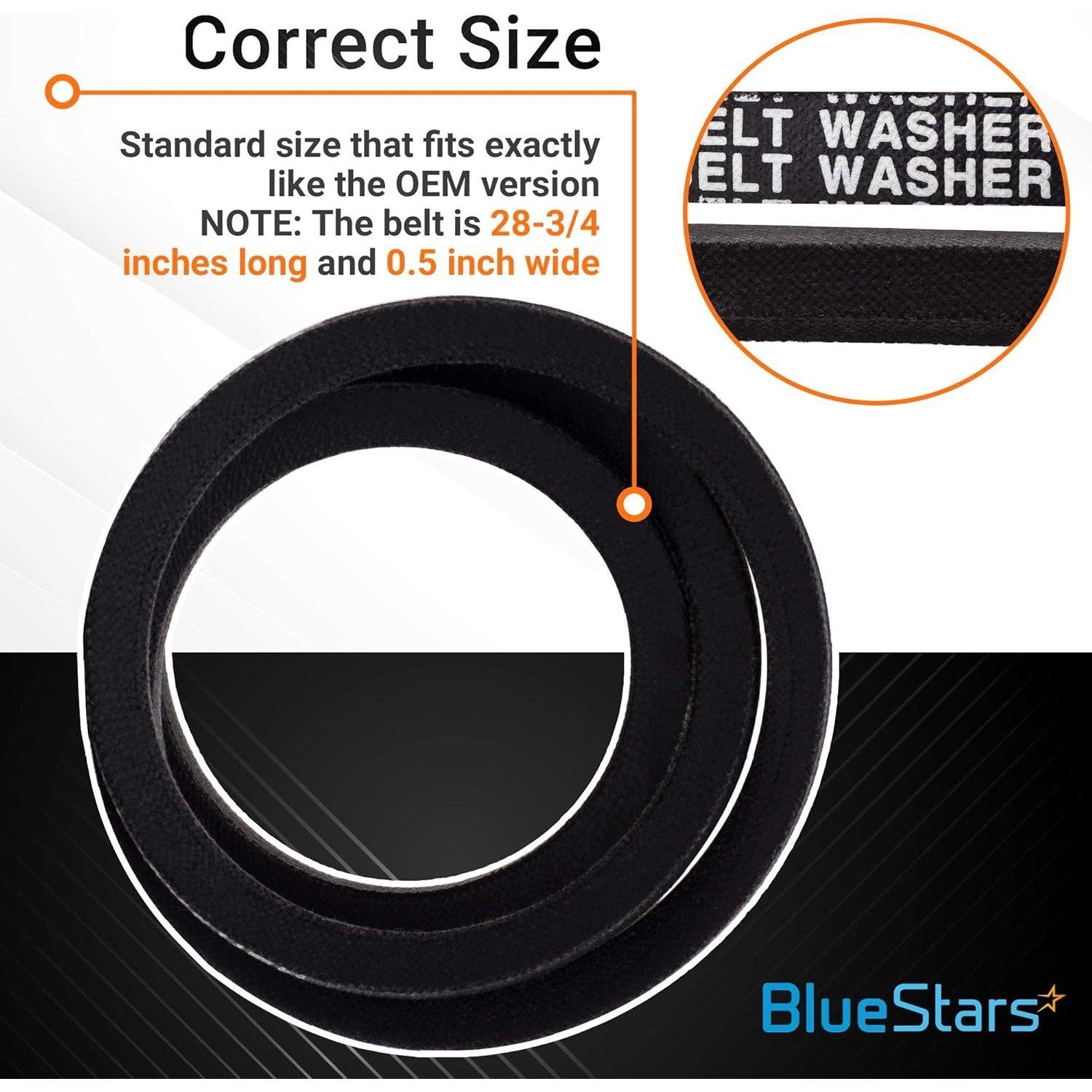 [Lifetime Warranty] 27001006 Washer Drive Belt - Compatible with Amana Maytag Speed Queen Washers - Replaces 38174 WP27001006 40053601 40053606 PS11740577 - Pack of 4 image 4