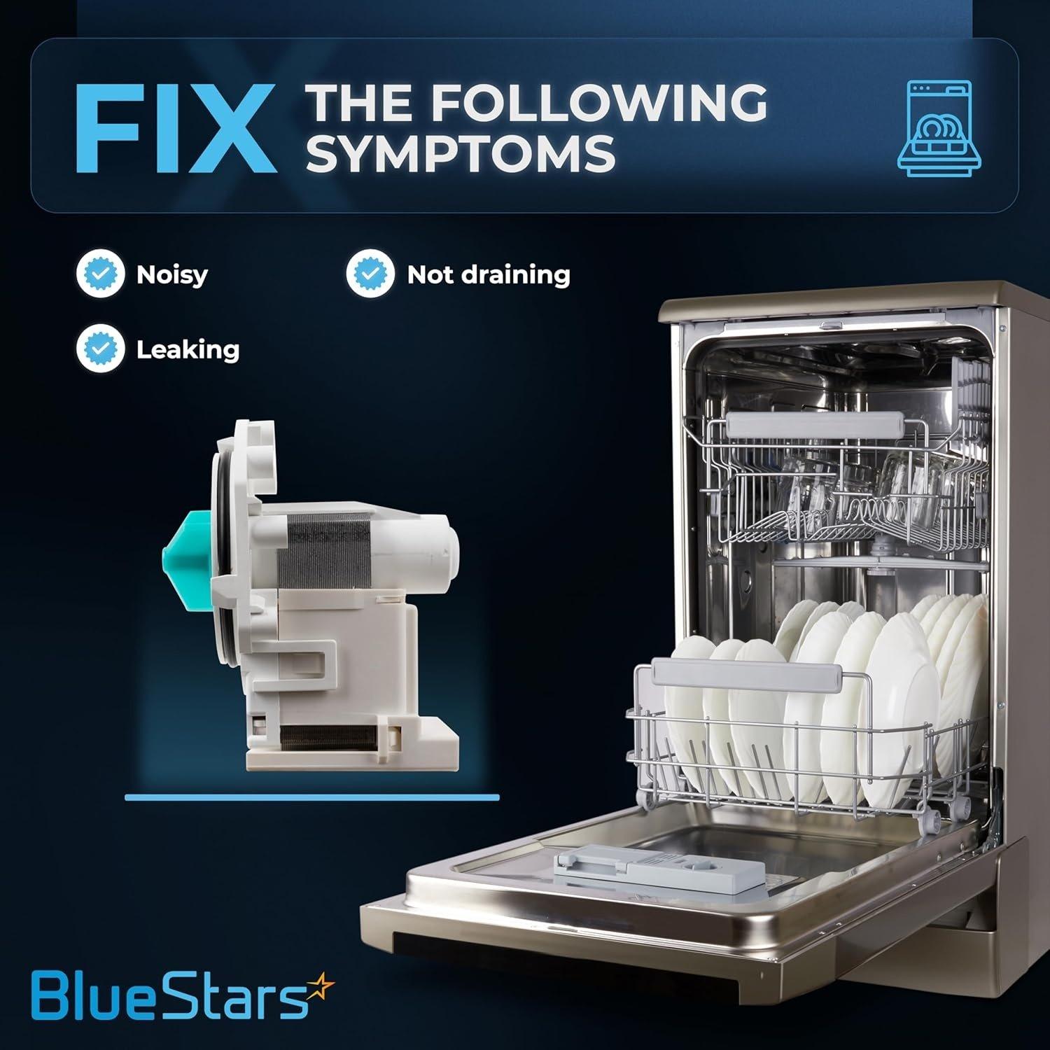 [Lifetime Warranty] A00126401 Dishwasher Drain Pump Replacement - Compatible with Frigidaire Kenmore Crosley Dishwasher - Replaces AP5690431 154736201 5304492415 PS8689824 bpx1-90e image 6