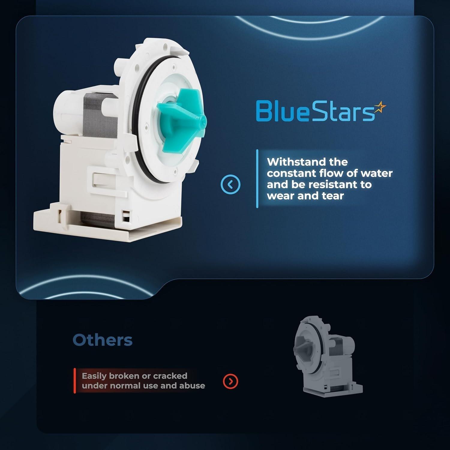 [Lifetime Warranty] A00126401 Dishwasher Drain Pump Replacement - Compatible with Frigidaire Kenmore Crosley Dishwasher - Replaces AP5690431 154736201 5304492415 PS8689824 bpx1-90e image 1