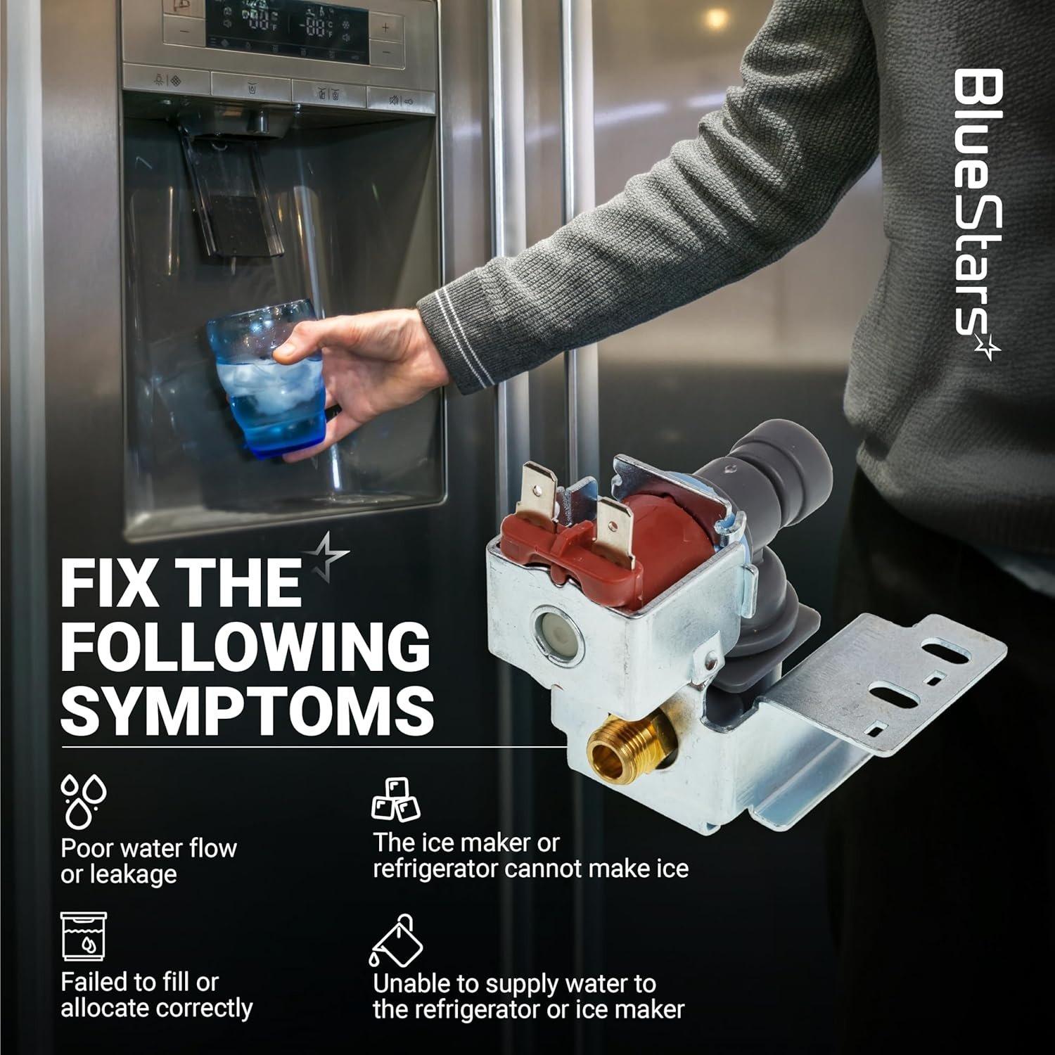 [Lifetime Warranty] WPW10498976 W10498976 Refrigerator Ice Maker Water Inlet Valve - Compatible with Maytag Whirlpool Kenmore Refrigerator - Replace 2315508 WPW10498976 W10420082 W10498974 K-78186 PS11755667 image 5