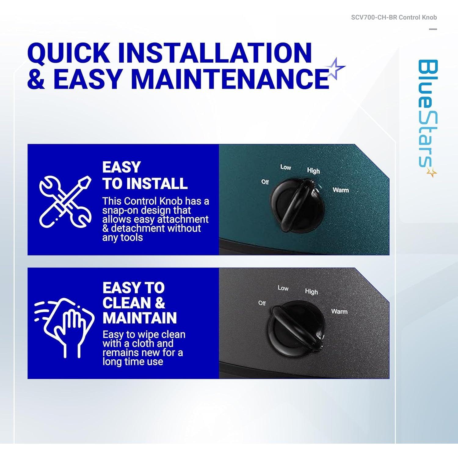 [Lifetime Warranty] Control Knob SCV700-CH-BR image 8