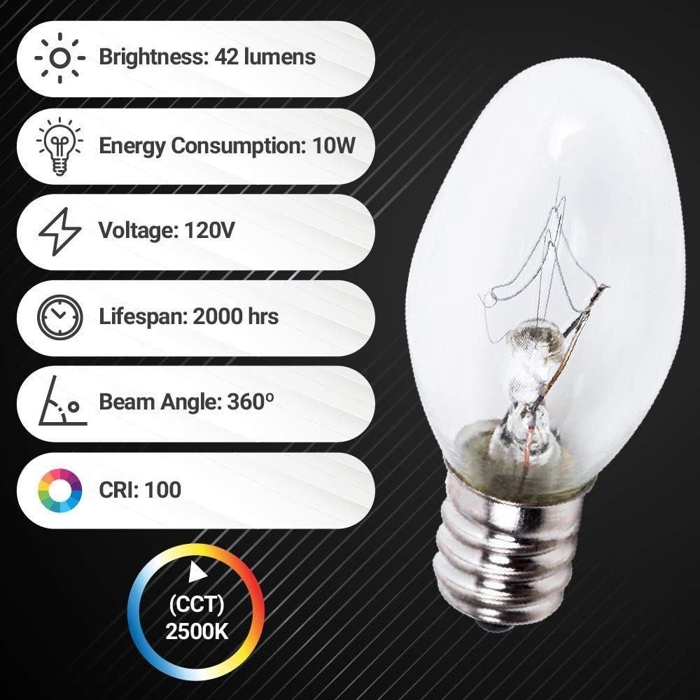 [Lifetime Warranty] 22002263 10W 120V Light Bulb - Pack of 2 image 5