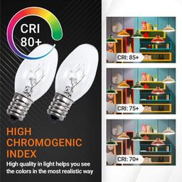 [Lifetime Warranty] 22002263 10W 120V Light Bulb - Pack of 2 thumbnail 3