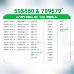 [Lifetime Warranty] 595660 Air Cleaner Cover & 2-pack 799579 Air Filter Kit thumbnail 8