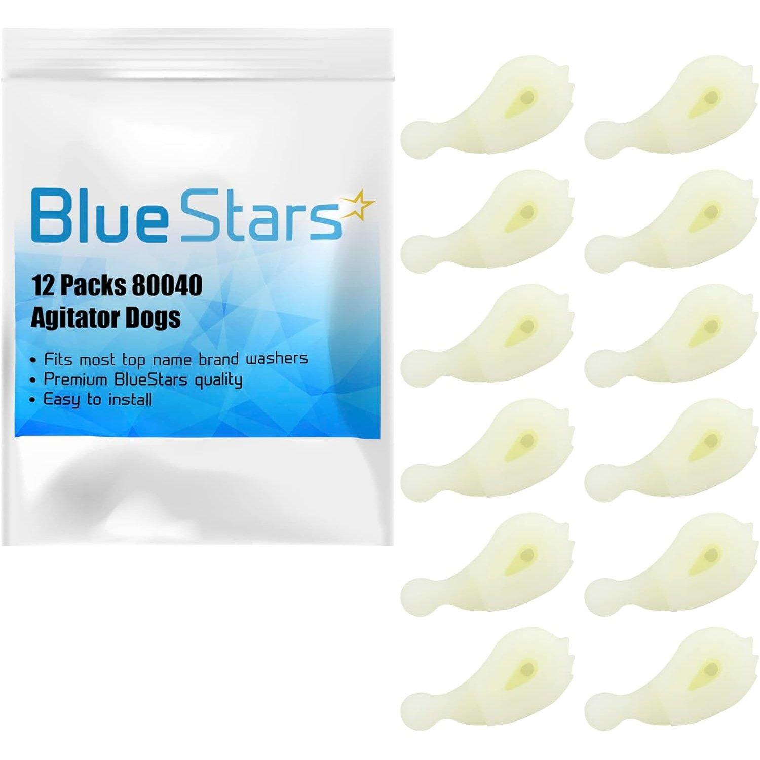[Lifetime Warranty] 80040 Washer Agitator Dogs - Compatible with Whirlpool & Kenmore Washers - Replaces 285612 285770 3366877 387091 80040VP AP3119063 EA388034 ER80040 LP338 PS388034 - Pack of 12 image 0