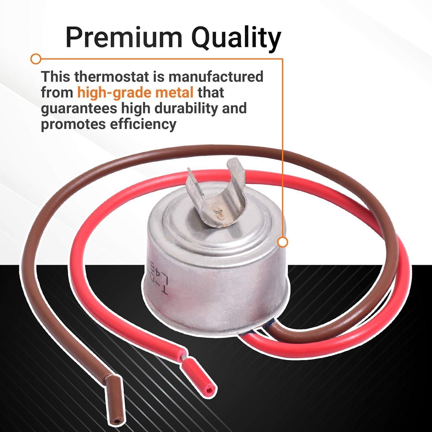 [Lifetime Warranty] 4387503 Refrigerator Bimetal Defrost Thermostat Replacement - Compatible with Whirlpool & Kenmore Refrigerators - Replaces WP4387503 343917 61002113 PS11742474 AP6009317 image 5