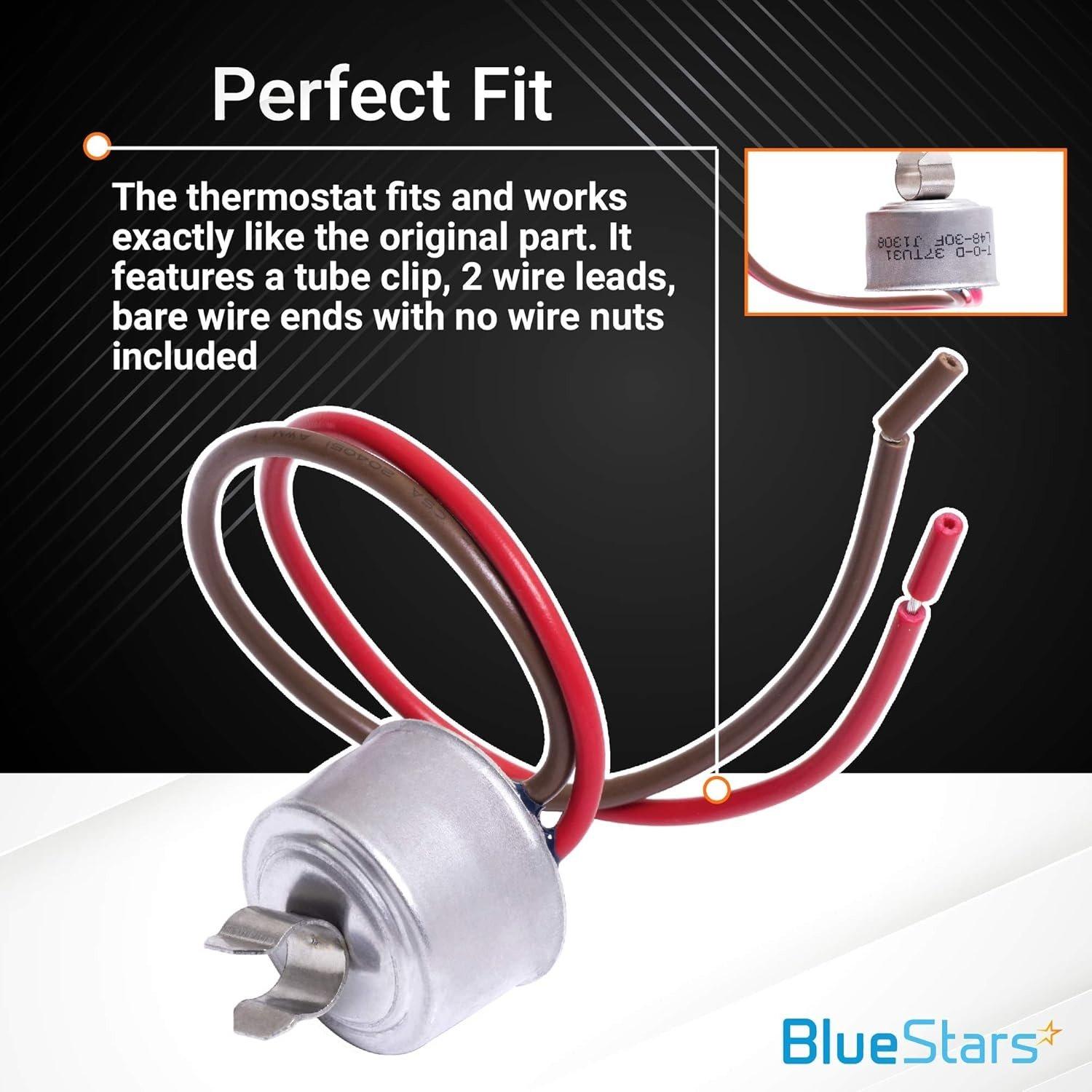 [Lifetime Warranty] 4387503 Refrigerator Bimetal Defrost Thermostat Replacement - Compatible with Whirlpool & Kenmore Refrigerators - Replaces WP4387503 343917 61002113 PS11742474 AP6009317 image 4