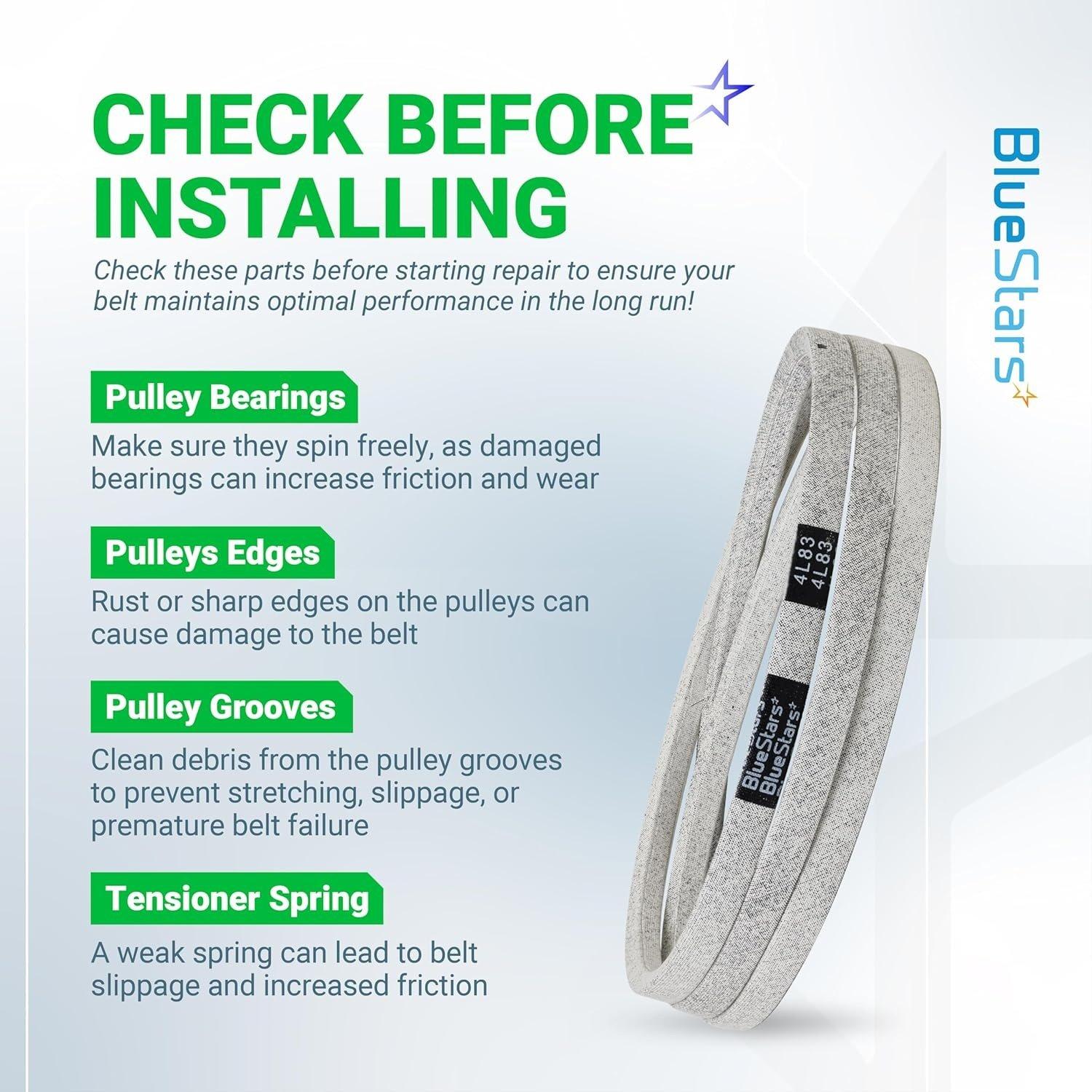 [Lifetime Warranty] Mower Drive Belt 137153 image 4