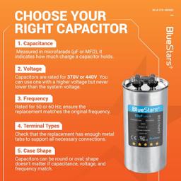 80 uF ±5% MFD 370/440V 50/60Hz CBB65 Round Run Start Capacitor thumbnail 11