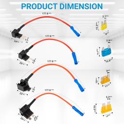4-Type 12V Add-a-Circuit Adapter and Fuse Kit thumbnail 2