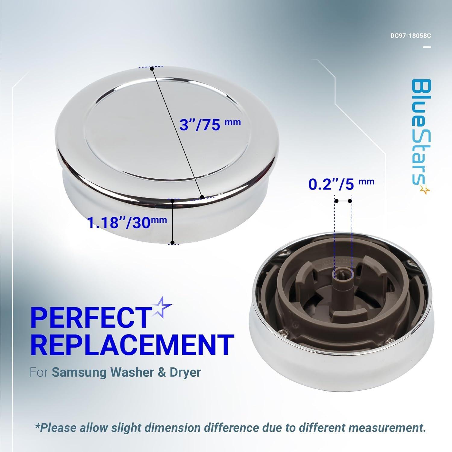 [Lifetime Warranty] DC97-18058C Laundry Appliance Control Knob - Compatible with Samsung Washer/Dryer - Replaces DC97-18058A DC97-18058B DC67-00680A AP6002623 PS11735268 EAP117352689 image 6
