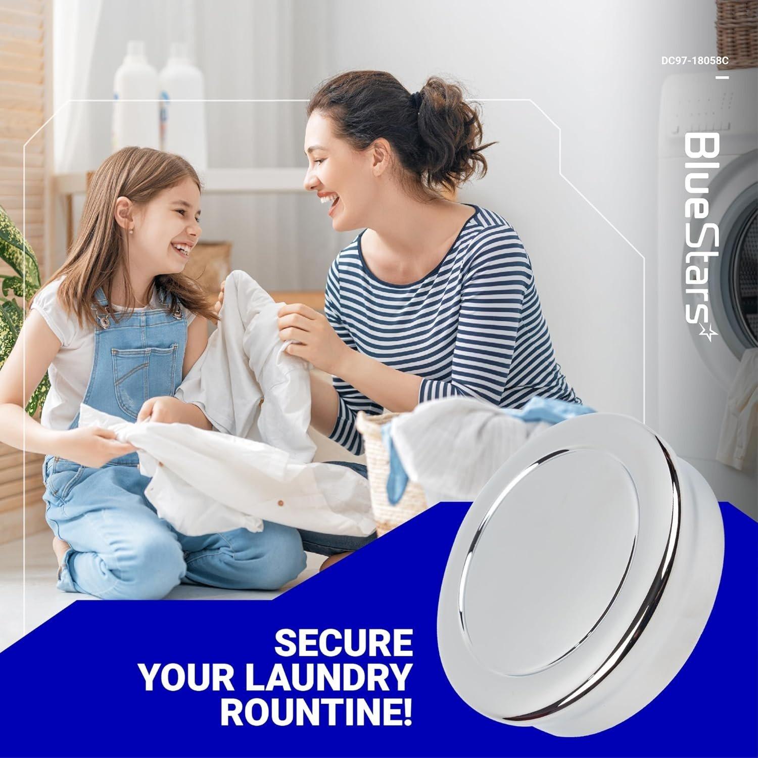 [Lifetime Warranty] DC97-18058C Laundry Appliance Control Knob - Compatible with Samsung Washer/Dryer - Replaces DC97-18058A DC97-18058B DC67-00680A AP6002623 PS11735268 EAP117352689 image 2