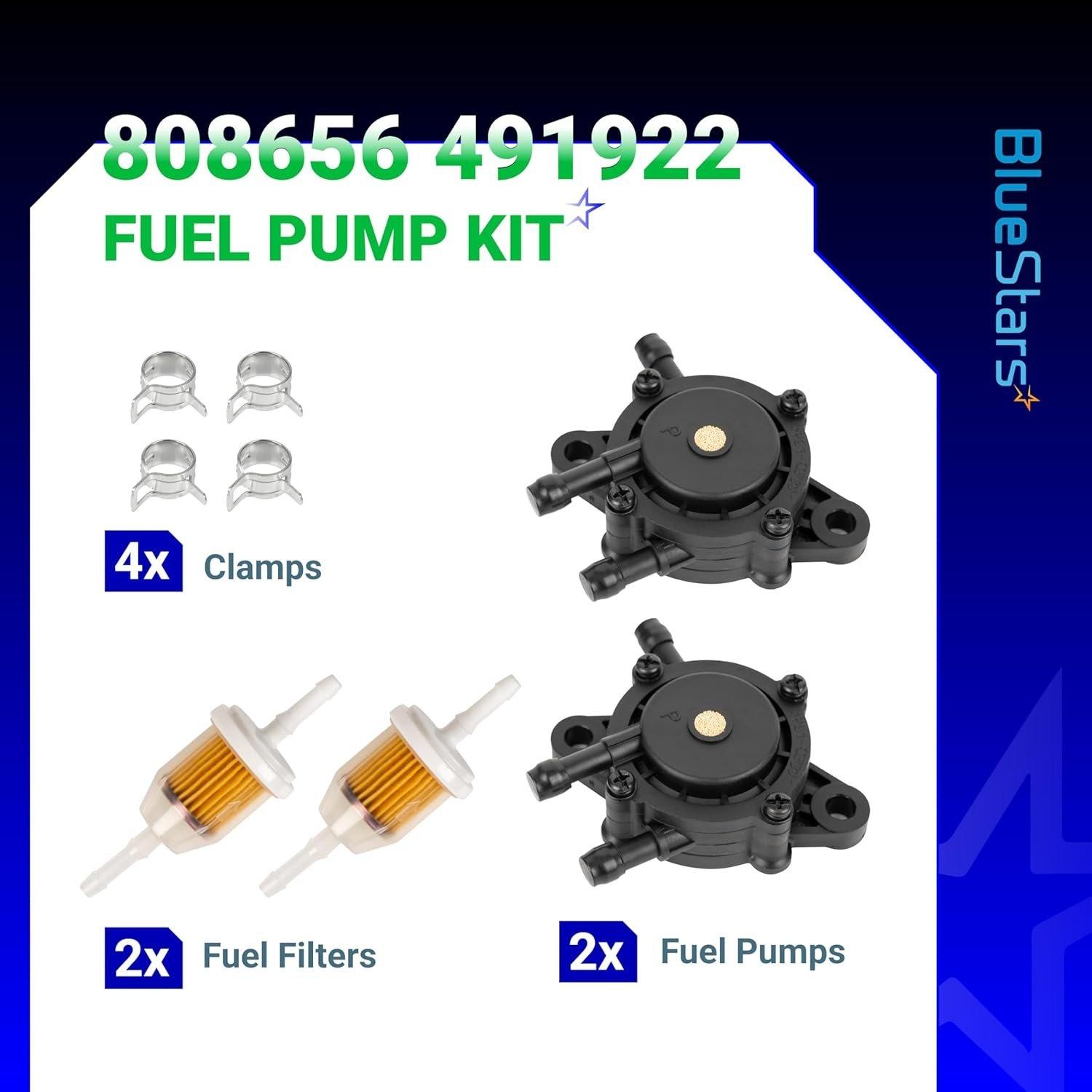 [Lifetime Warranty] 808656 491922 Fuel Pump with Fuel Filter image 1
