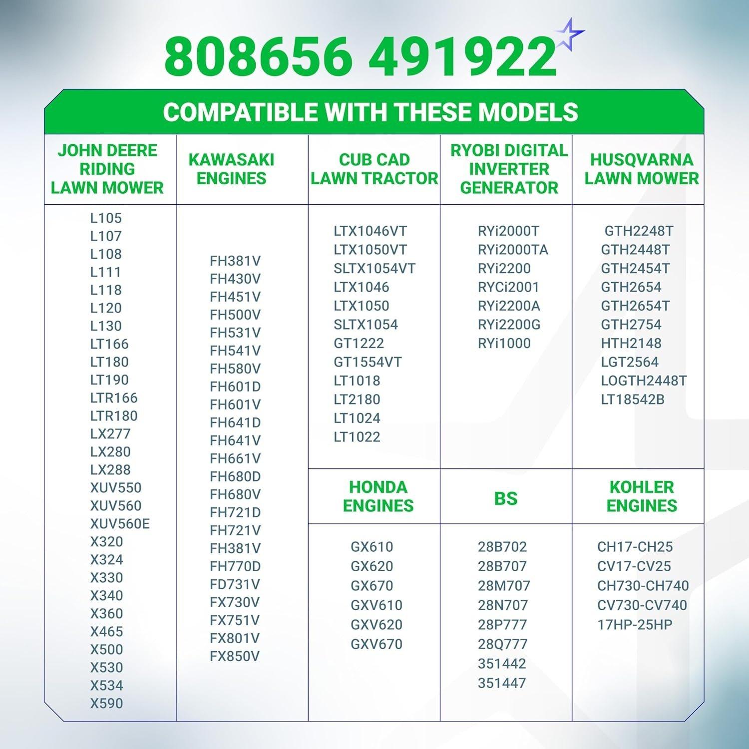 [Lifetime Warranty] 808656 491922 Fuel Pump with Fuel Filter image 7