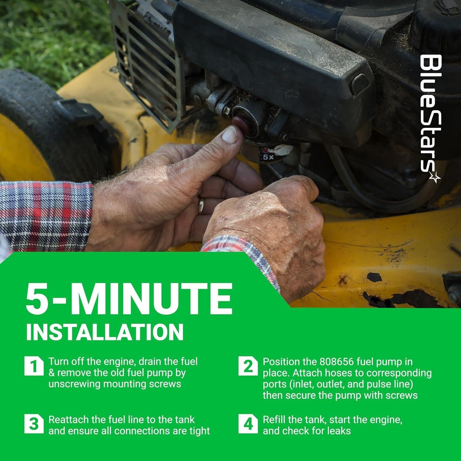 [Lifetime Warranty] 808656 491922 Fuel Pump with Fuel Filter image 8