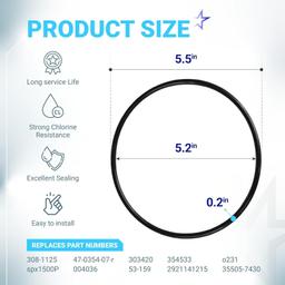 [Lifetime Warranty] Heavy Duty Rubber CLX200K O-Ring CLX200K O-Ring thumbnail 1