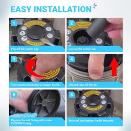 [Lifetime Warranty] Heavy Duty Rubber CLX200K O-Ring CLX200K O-Ring thumbnail 4