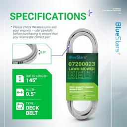 [Lifetime Warranty] 07200023 Mower Deck Belt thumbnail 6