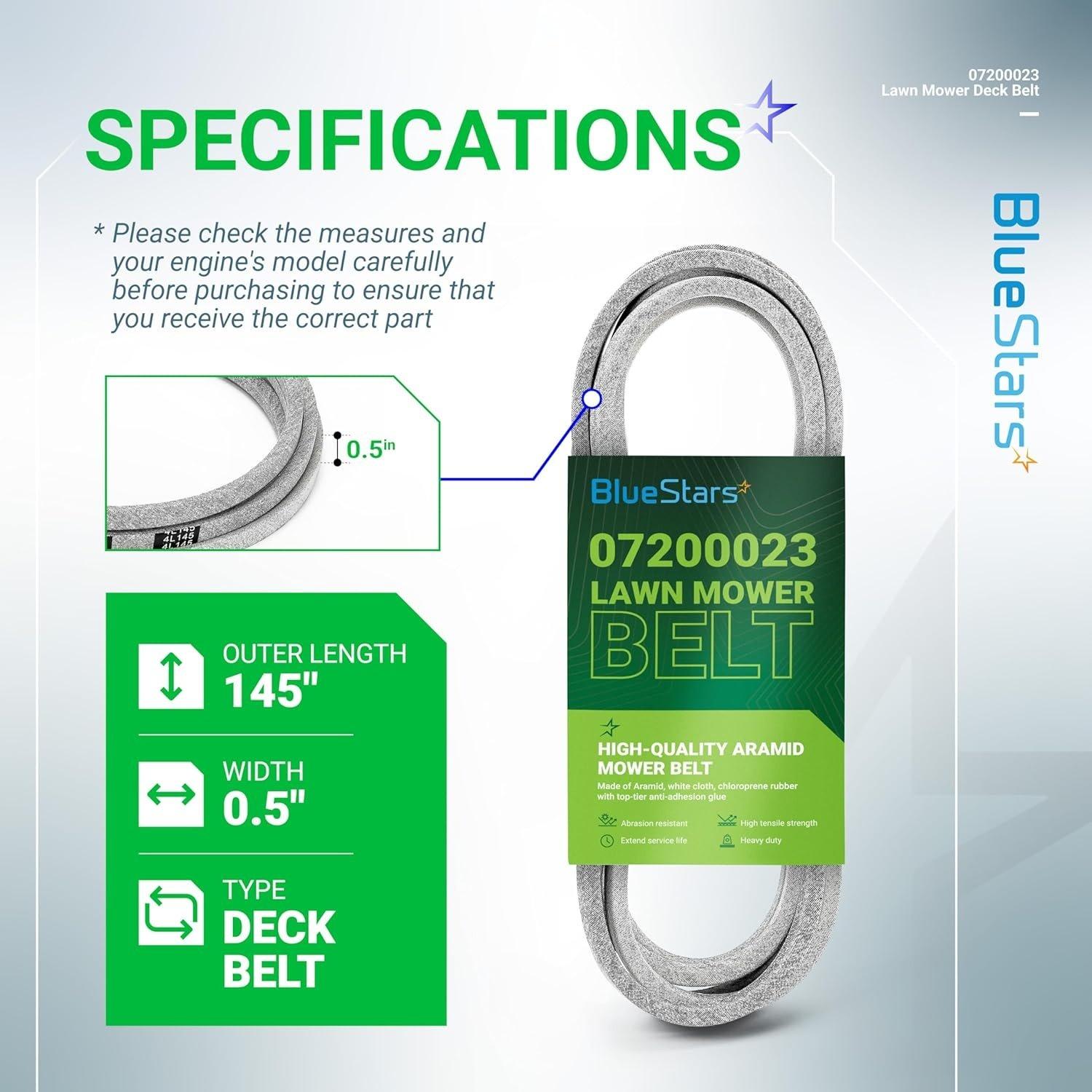 [Lifetime Warranty] 07200023 Mower Deck Belt image 6