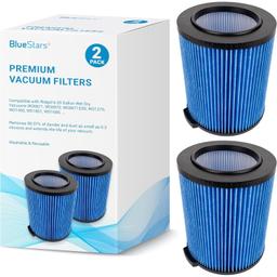 [Lifetime Warranty] VF5000 3-Layer Replacement Filter for Ridgid Shop Vac 5-20 Gallon RV2400A RV2400HF RV2600B WD06700 WD0671 WD0970EX0 WD0970M0 WD1270 WD1450 WD1680 Wet/Dry Vacuums - Pack of 2 thumbnail 0