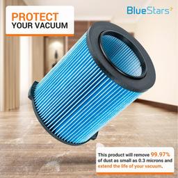 [Lifetime Warranty] VF5000 3-Layer Replacement Filter for Ridgid Shop Vac 5-20 Gallon RV2400A RV2400HF RV2600B WD06700 WD0671 WD0970EX0 WD0970M0 WD1270 WD1450 WD1680 Wet/Dry Vacuums - Pack of 2 thumbnail 5