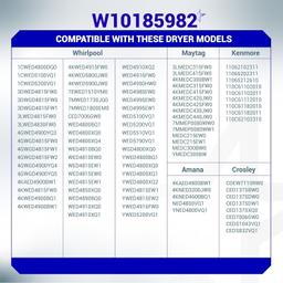 [Lifetime Warranty] W10185982 Dryer Timer - Compatible with Whirlpool Amana Kenmore Admiral Crosley Roper Inglis - Replaces 1546812 AH2352169 EA2352169 PS2352169 CDT-402 162-402-1-AM 418-618-20-B5 thumbnail 6
