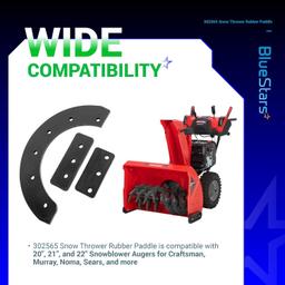 [Lifetime Warranty] Snow Thrower Rubber Paddle 302565MA thumbnail 5