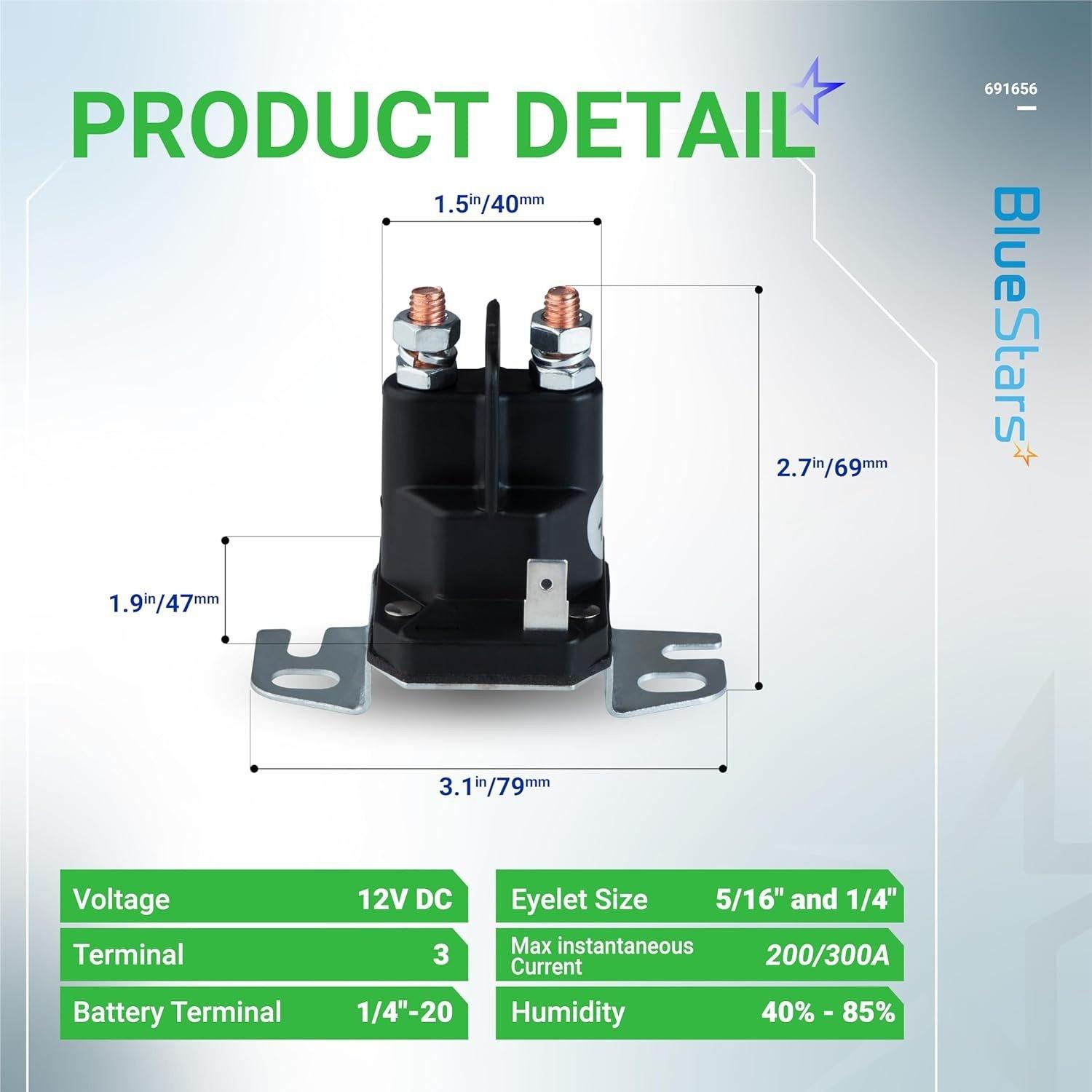 [Lifetime Warranty] 691656 Lawn Mower Starter Solenoid image 5