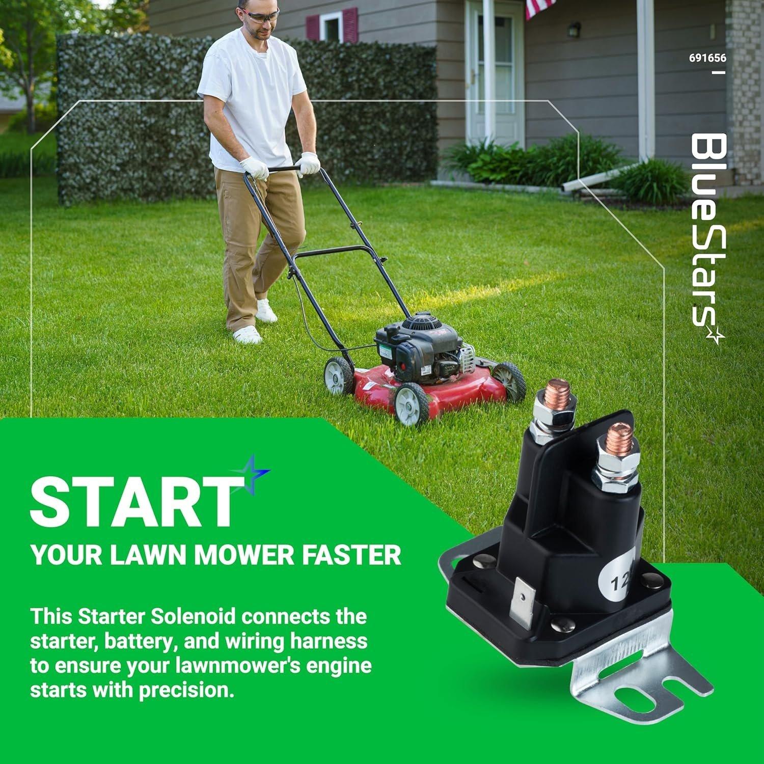 [Lifetime Warranty] 691656 Lawn Mower Starter Solenoid image 6