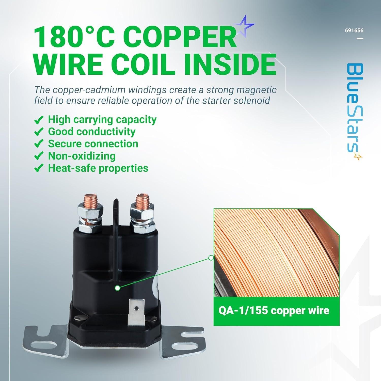 [Lifetime Warranty] 691656 Lawn Mower Starter Solenoid image 4