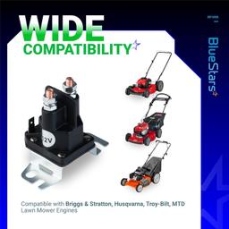 [Lifetime Warranty] 691656 Lawn Mower Starter Solenoid thumbnail 2