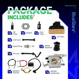 [Lifetime Warranty] MS230 MS250 Carburetor - Compatible with STIHL Chainsaw thumbnail 4